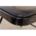 Cadeira de dobramento do metal do assento plástico quente da venda
